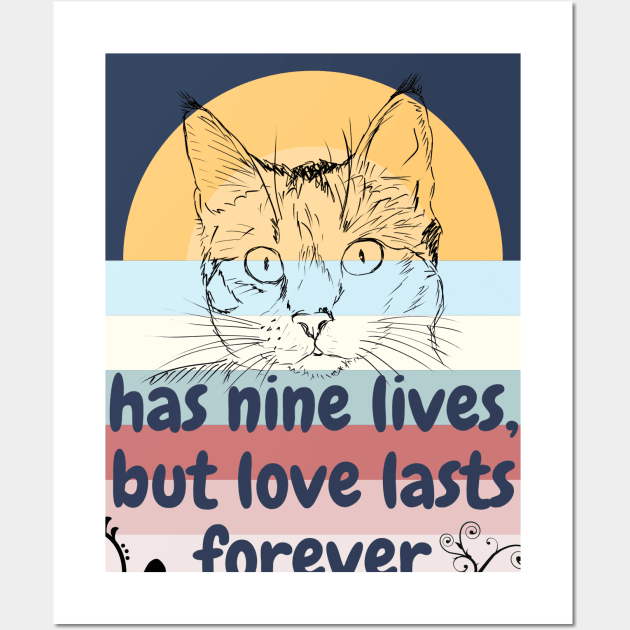The cat has nine lives top